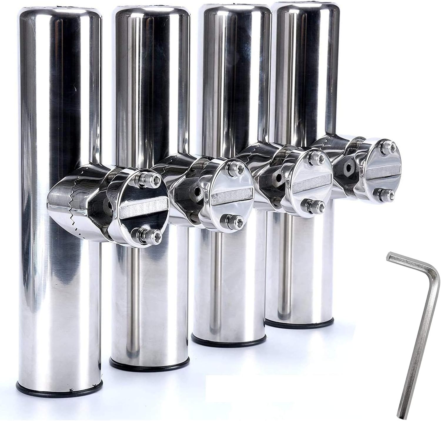 Fishing Rod Boat - Soporte de acero inoxidable para cañas