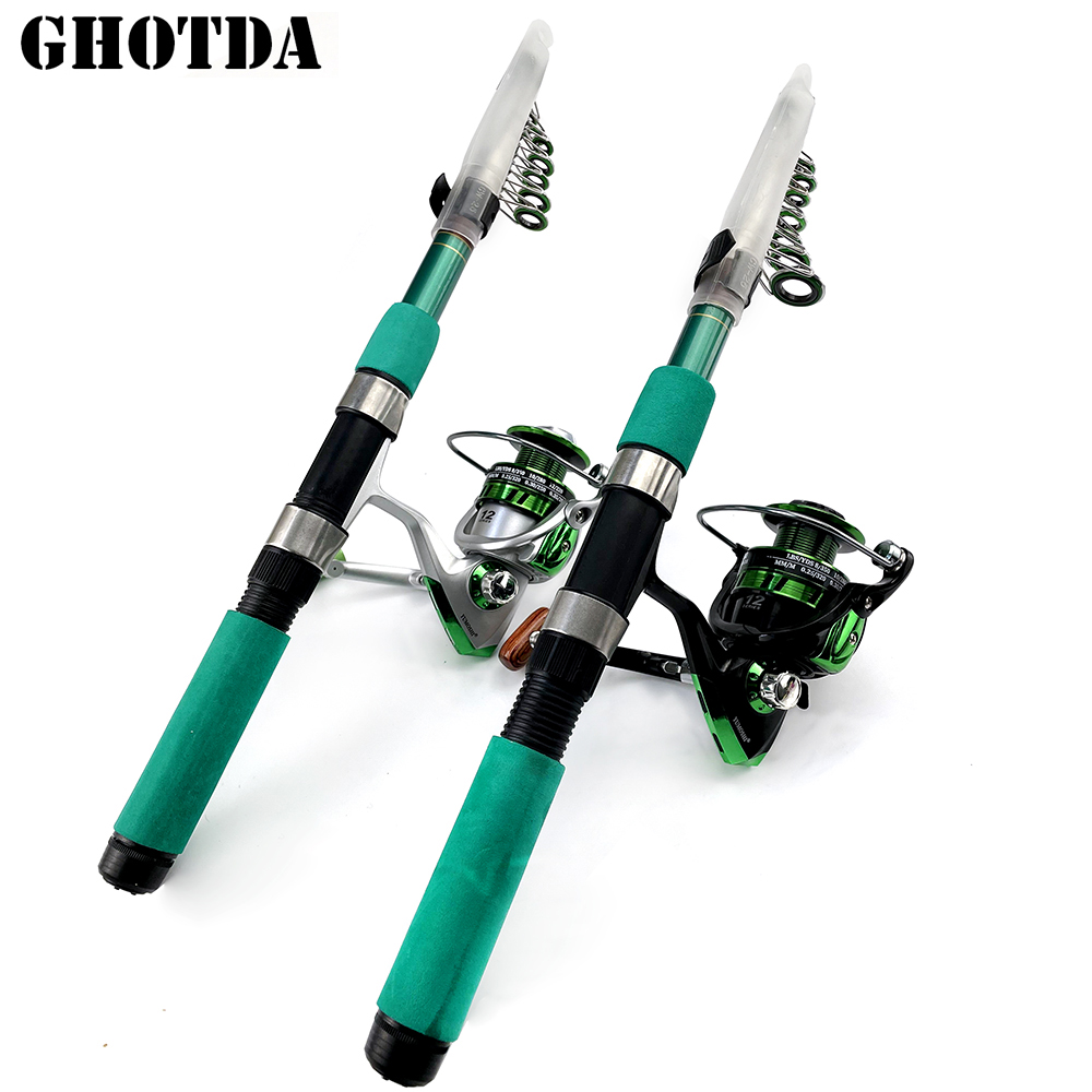 Fishing Rod Spinning - Juego de caña de pescar superdura
