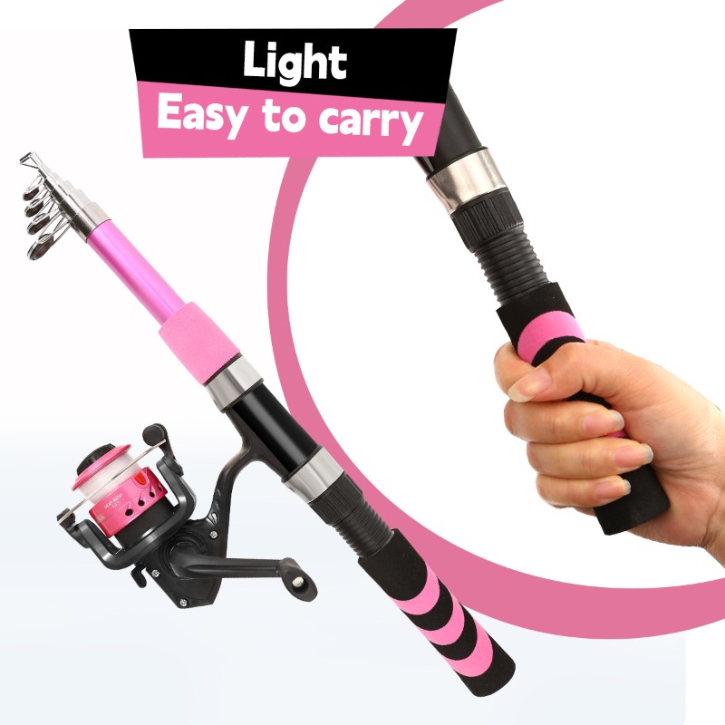 Fishing Rod Spinning - Juego combinado de caña de pescar
