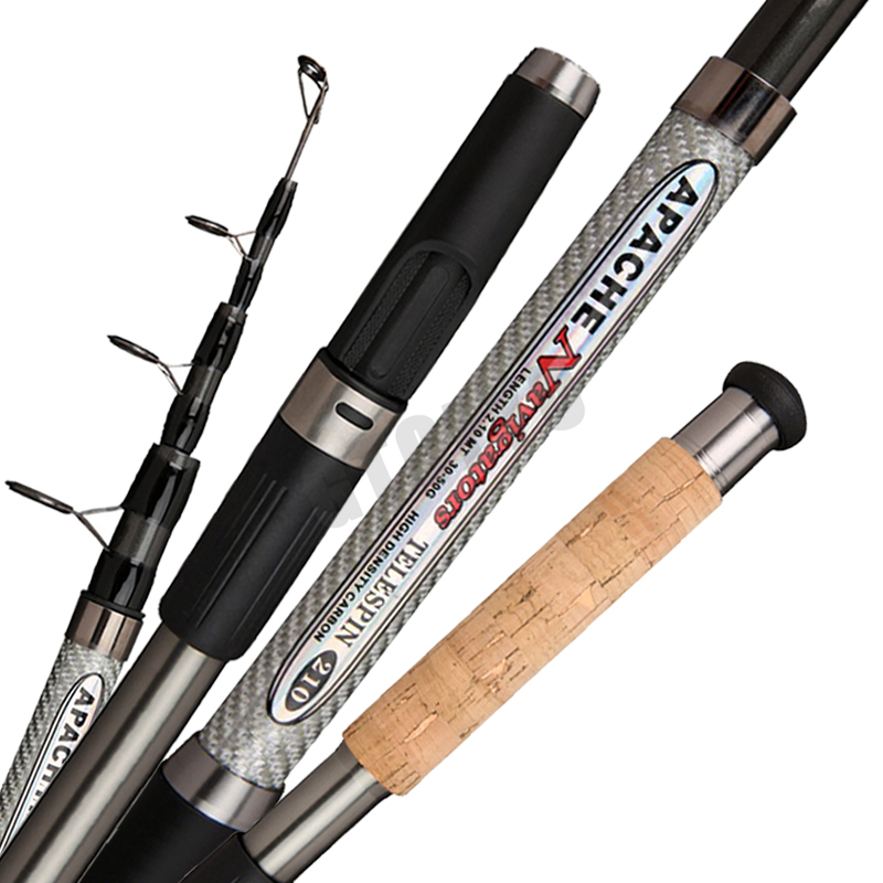 Fishing Rod Surf - Cañas de pescar telescópicas de carbono