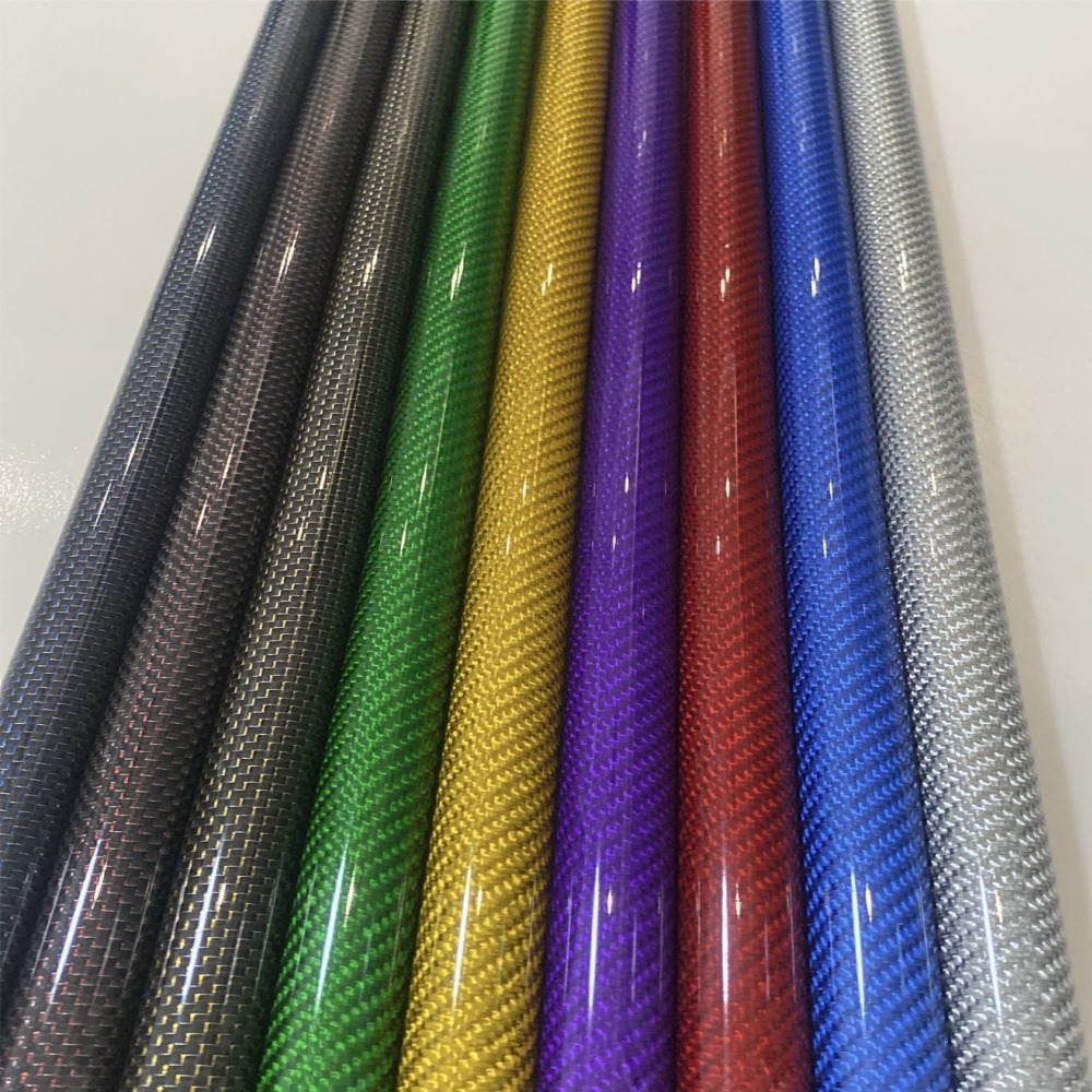Fishing Rod Carbon Fiber - Tubo de fibra de carbono color