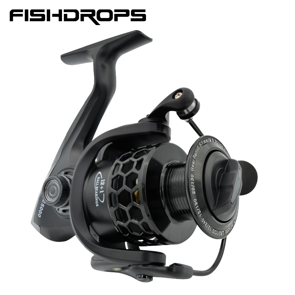 Kastking Reel Zephyr - Carretes de Pesca Fishdrops, carrete giratorio