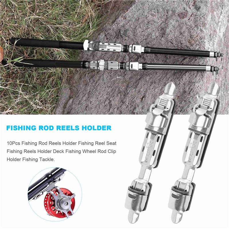 ABPF 10 unidades de soportes p - Fishing Rod Holder reseña y precio