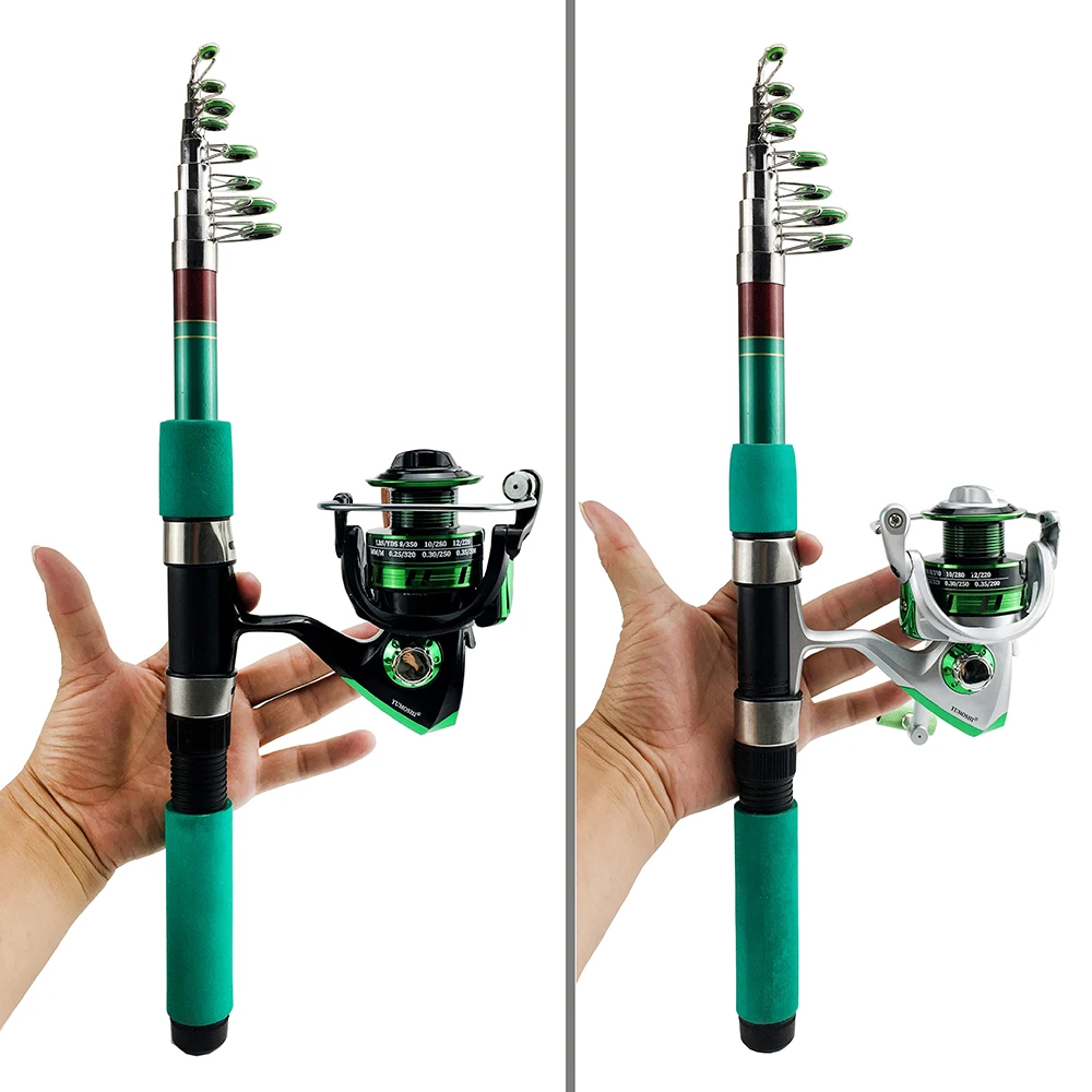Juego de caña de pescar superd - Fishing Rod Spinning reseña y precio