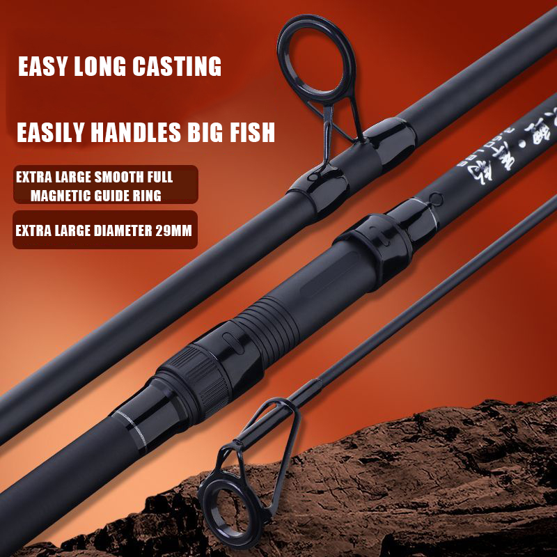 Caña de Pescar de Carbono para - Fishing Rod Surf reseña y precio