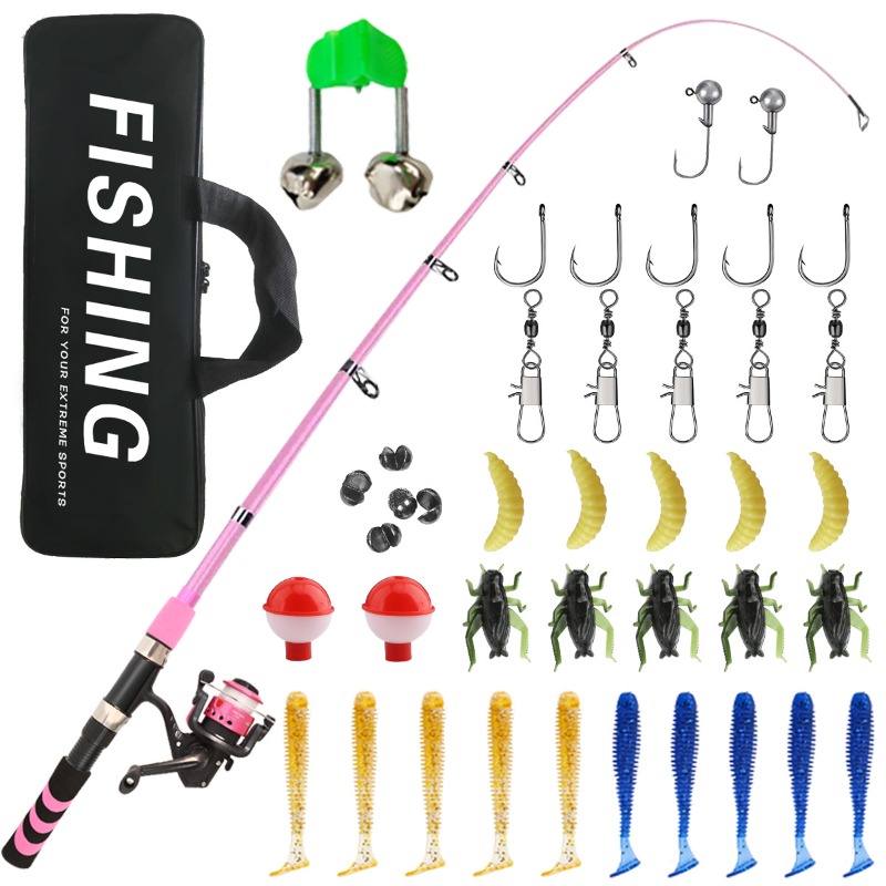 Juego combinado de caña de pes - Fishing Rod Spinning reseña y precio
