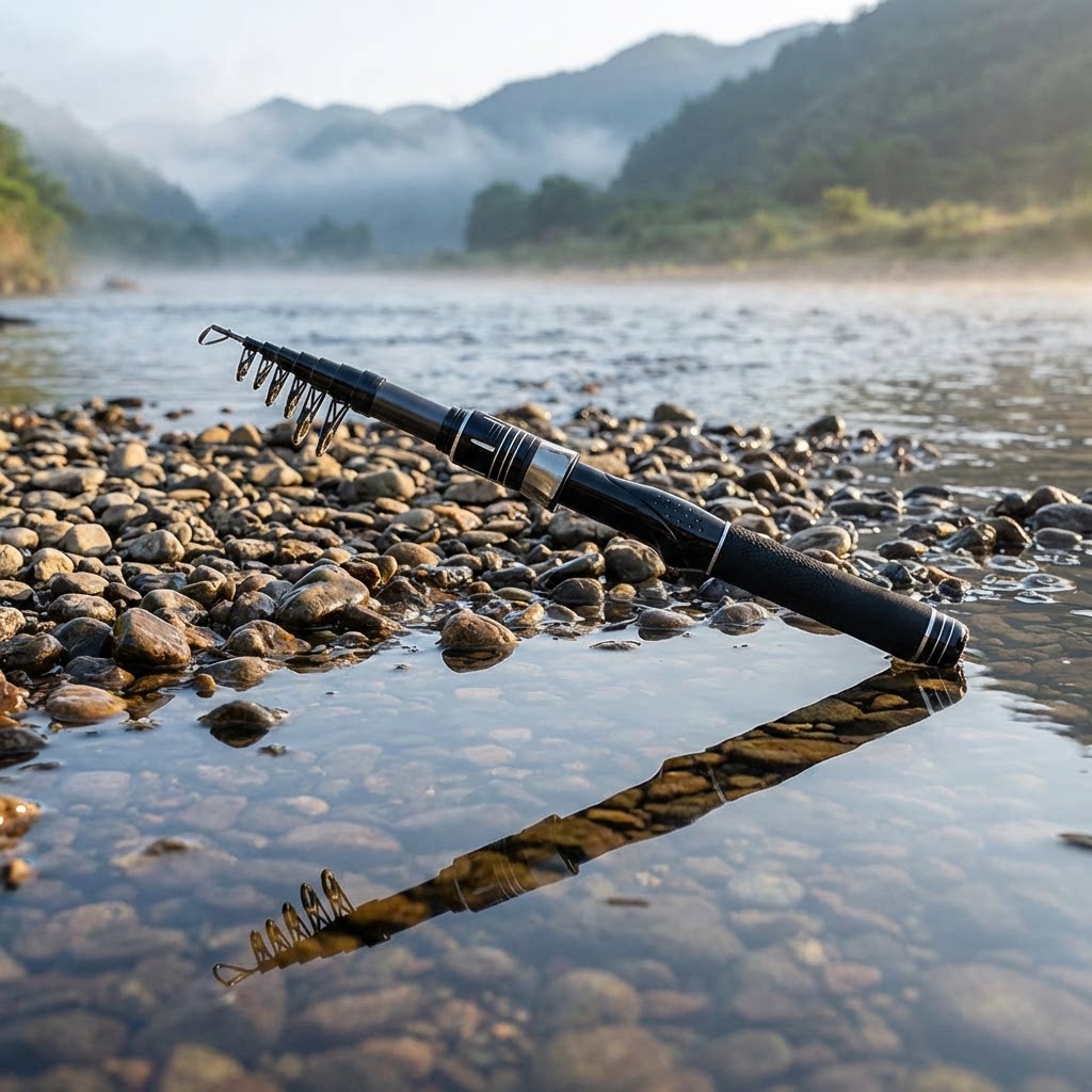 Caña de pescar telescópica ult - Fishing Rod Casting reseña y precio