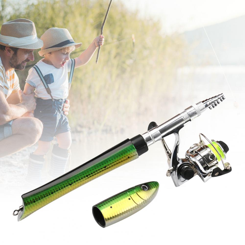 Caña de pescar telescópica, Mi - Fishing Rod Spinning reseña y precio