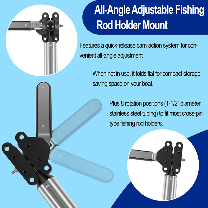 Soporte para Caña de Pescar Aj - Fishing Rod Boat reseña y precio