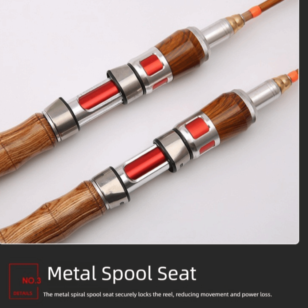 2025 4 secciones caña de pesca - Fishing Rod Carbon Fiber reseña y precio
