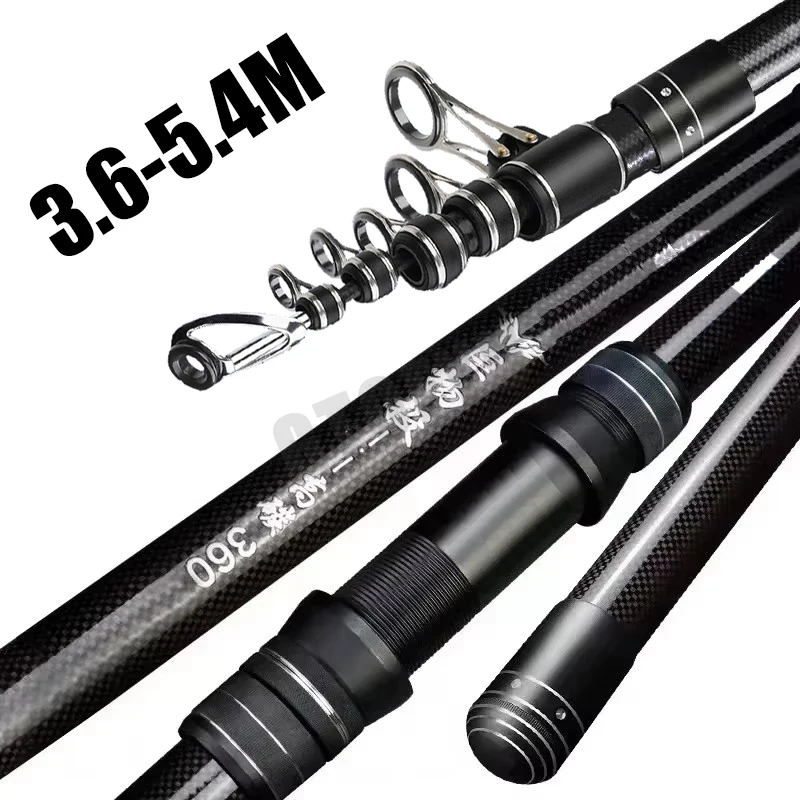 Caña de Pescar Telescópica de  - Fishing Rod Surf reseña y precio