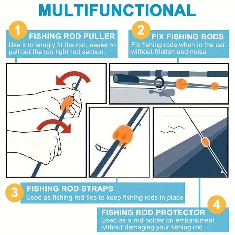 Clip de retención de bola para - Fishing Rod Case reseña y precio