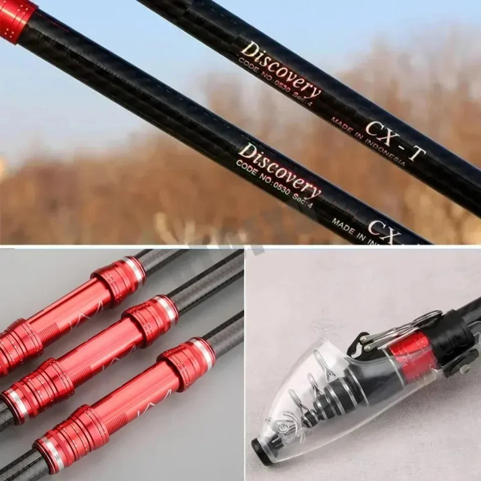 Caña de pescar telescópica de  - Fishing Rod Surf reseña y precio