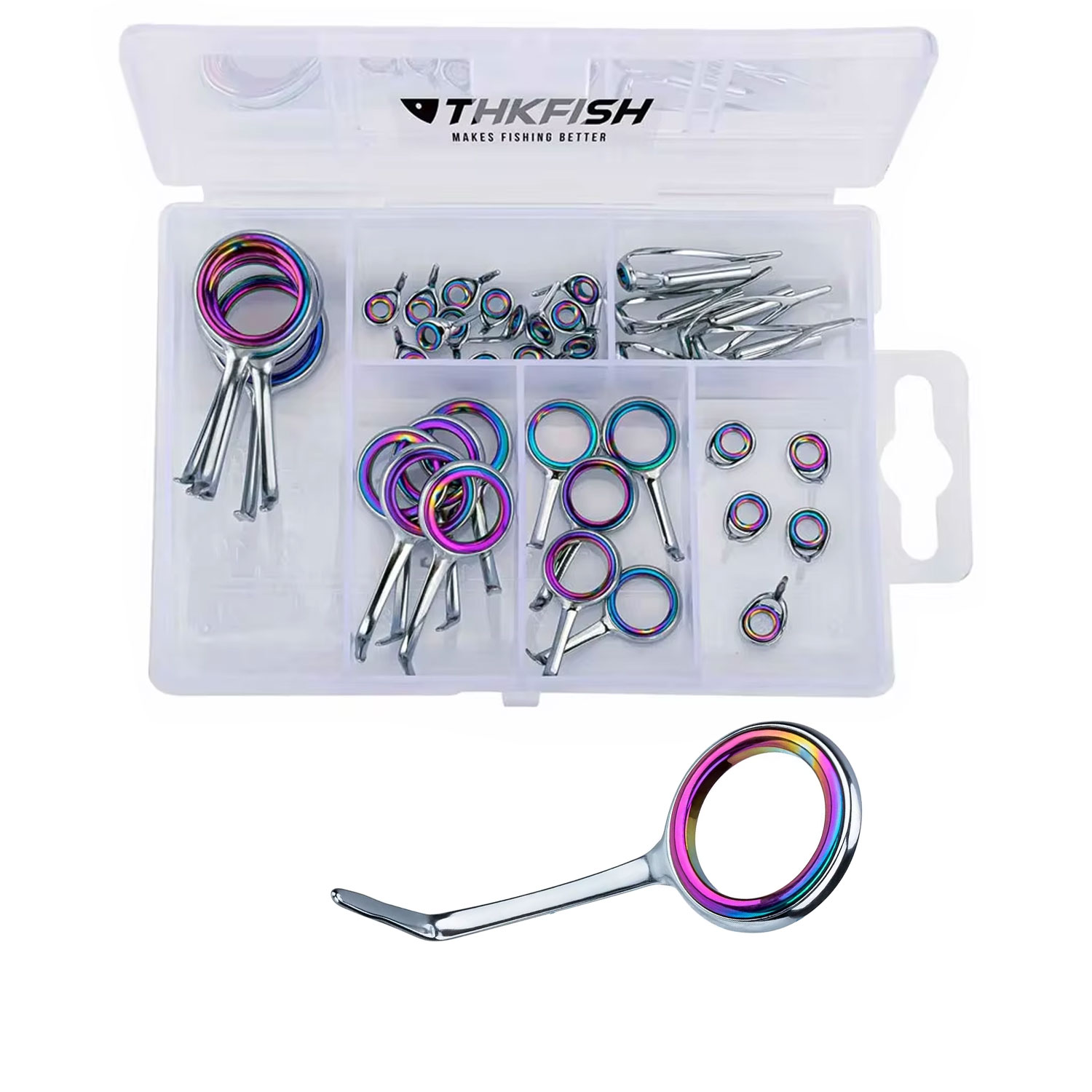 Kit de anillo de guía para cañ - Fishing Rod Guide Replacement reseña y precio