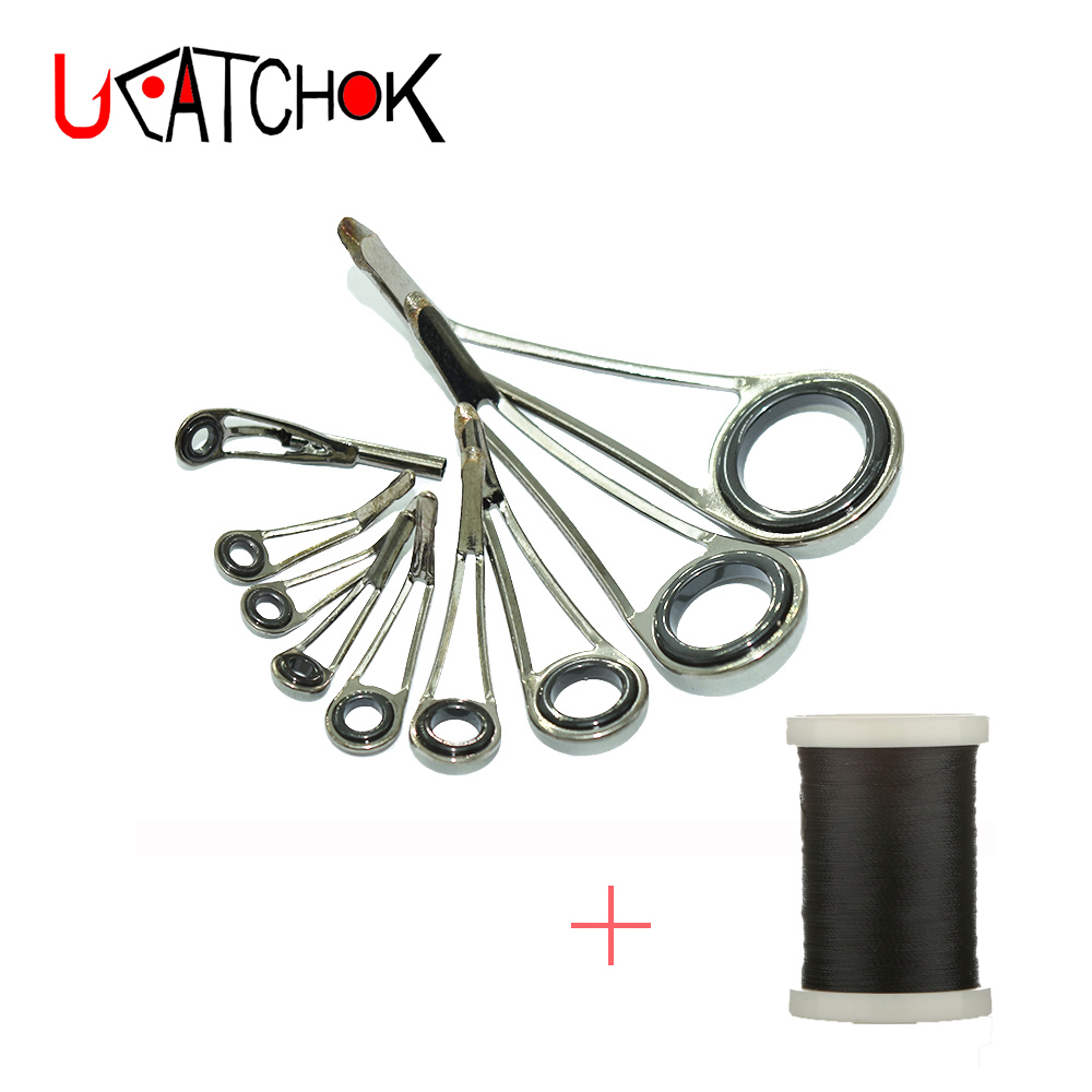 Kit de 9 Anillas Guía para Cañ - Fishing Rod Repair Kit reseña y precio