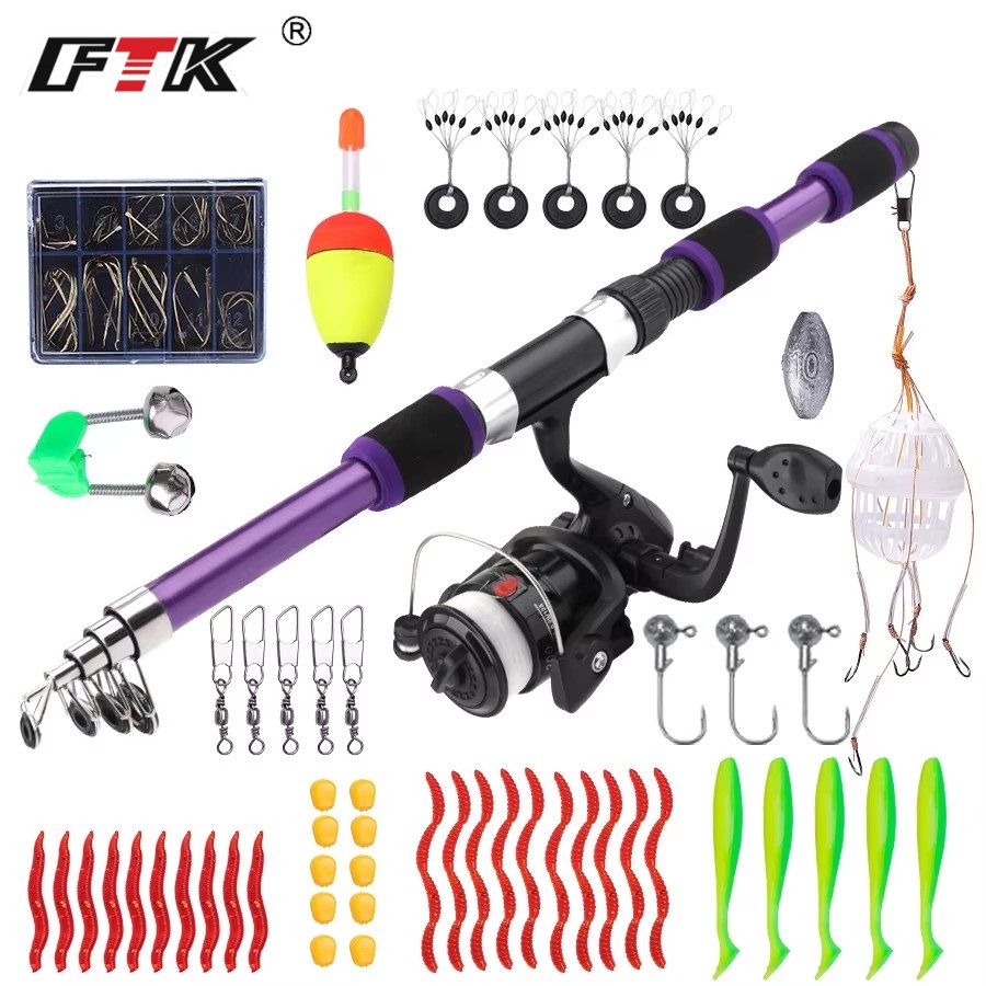 FTK-carrete de caña de pescar  - Fishing Rod Spinning reseña y precio