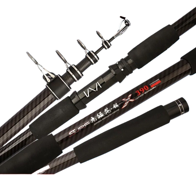 Caña de pescar telescópica de  - Fishing Rod Surf reseña y precio